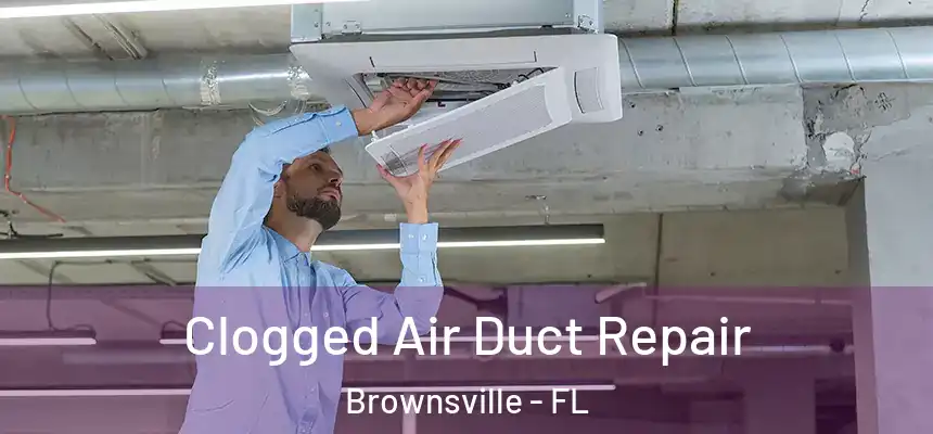  Clogged Air Duct Repair Brownsville - FL